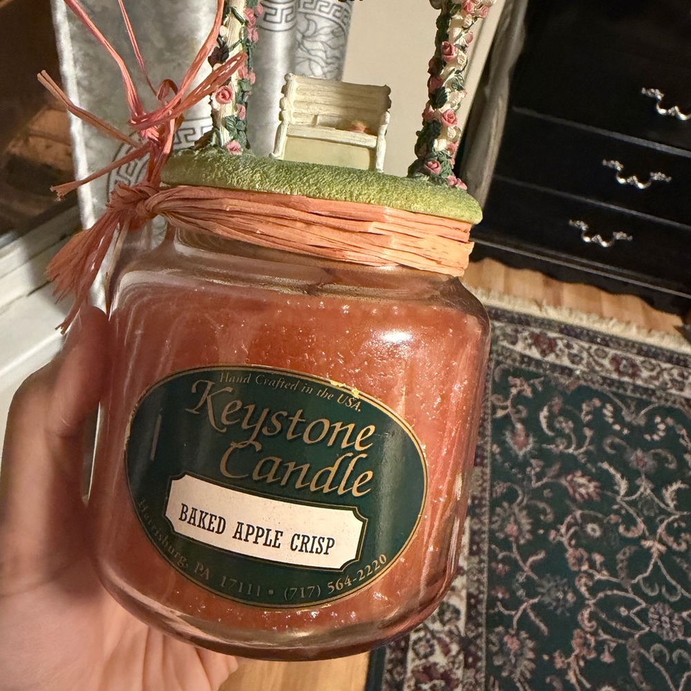 Keystone Candle Baked Apple Crisp Jar